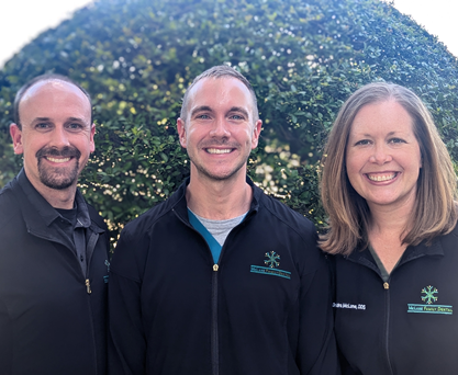 Drs James McLane, Zachary Carlson, and Deidra McLane